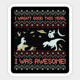 EPIC XMAS SWEATER!!! (v2) Sticker